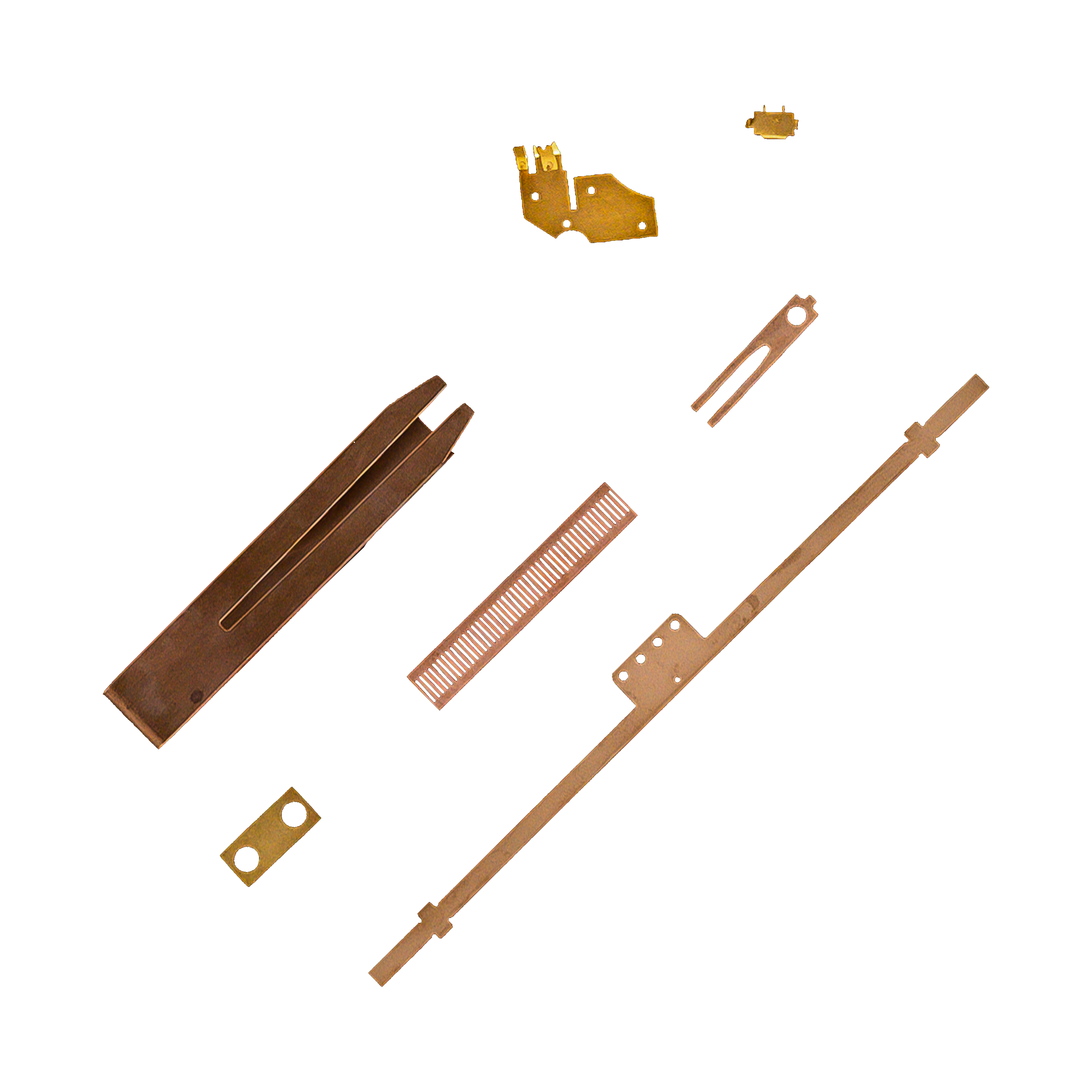 Part-20 small and gold colored photo etched parts for electronic components