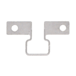 silver colored photo etched part for the automotive industry